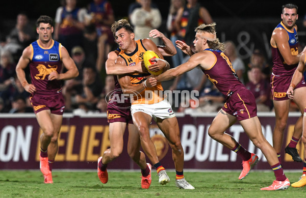 AFL 2025 AAMI Community Series - Brisbane v Adelaide - A-57610616