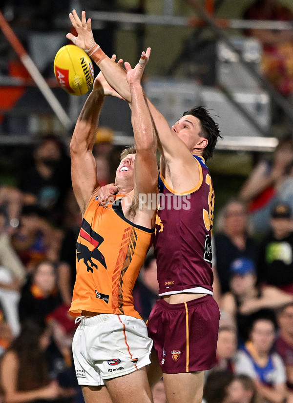 AFL 2025 AAMI Community Series - Brisbane v Adelaide - A-57610619