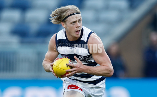 AFL 2025 AAMI Community Series - Geelong v Essendon - A-57610670