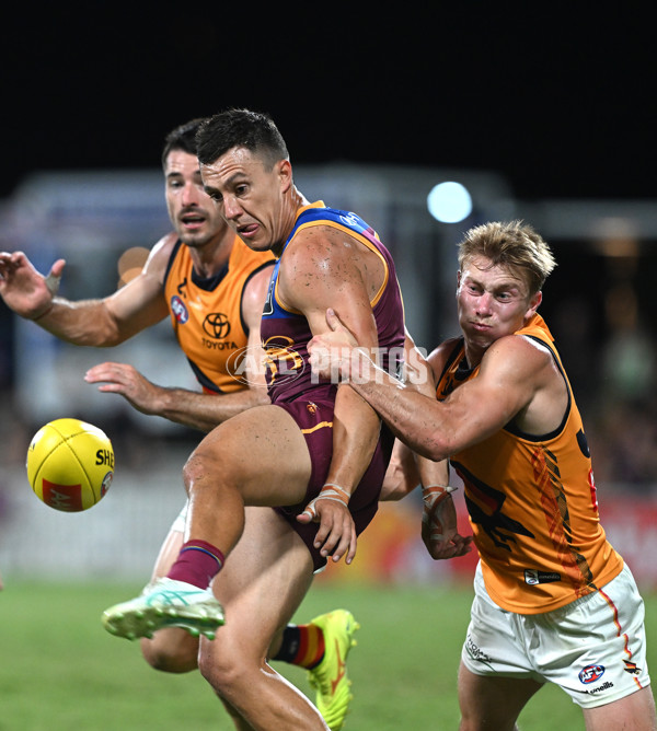 AFL 2025 AAMI Community Series - Brisbane v Adelaide - A-57612531