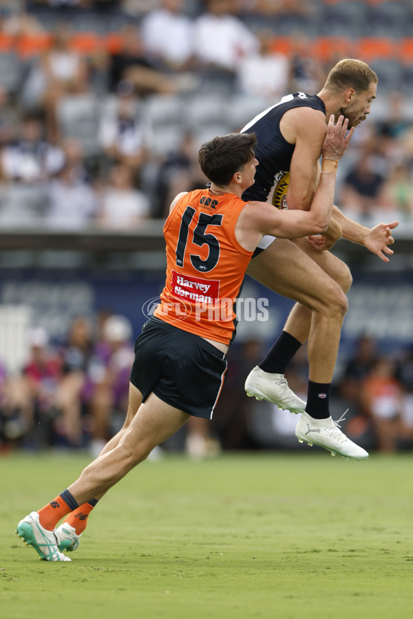 AFL 2025 AAMI Community Series - GWS v Carlton - A-57612590