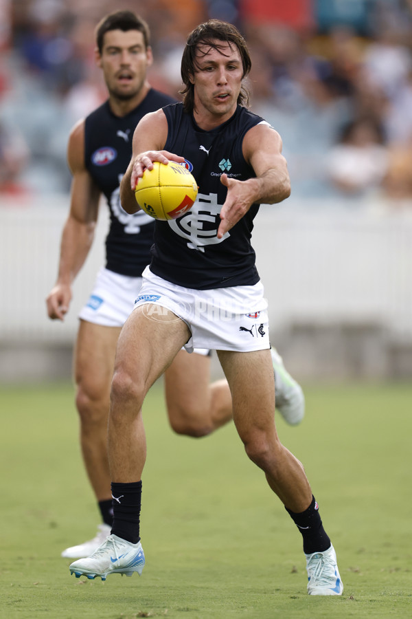 AFL 2025 AAMI Community Series - GWS v Carlton - A-57612617