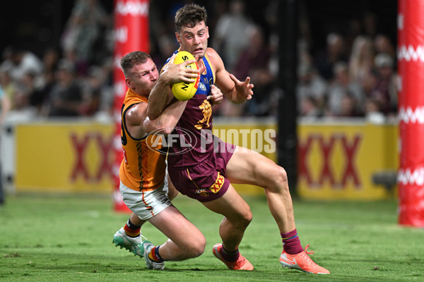 AFL 2025 AAMI Community Series - Brisbane v Adelaide - A-57613554