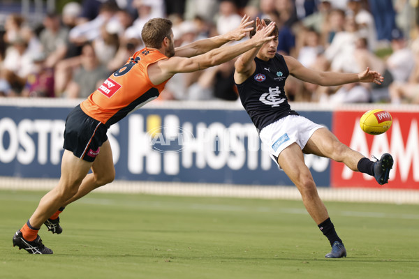 AFL 2025 AAMI Community Series - GWS v Carlton - A-57613585
