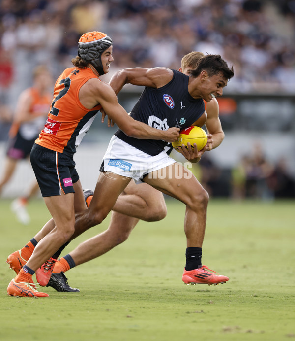 AFL 2025 AAMI Community Series - GWS v Carlton - A-57613607