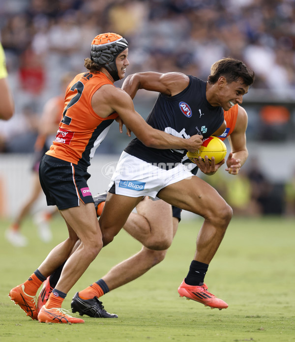AFL 2025 AAMI Community Series - GWS v Carlton - A-57613608
