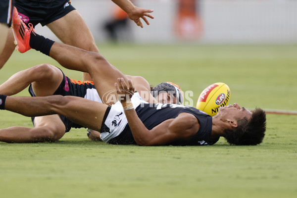 AFL 2025 AAMI Community Series - GWS v Carlton - A-57615265