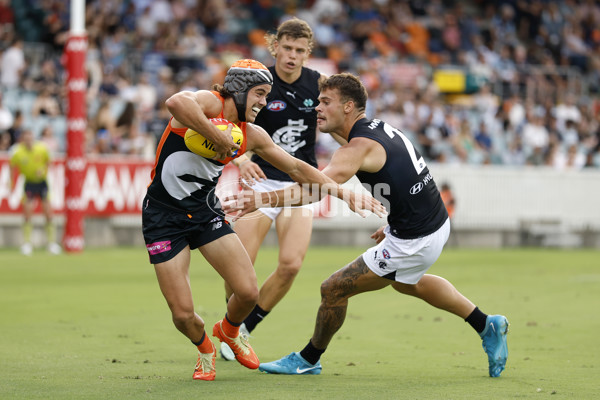 AFL 2025 AAMI Community Series - GWS v Carlton - A-57615293