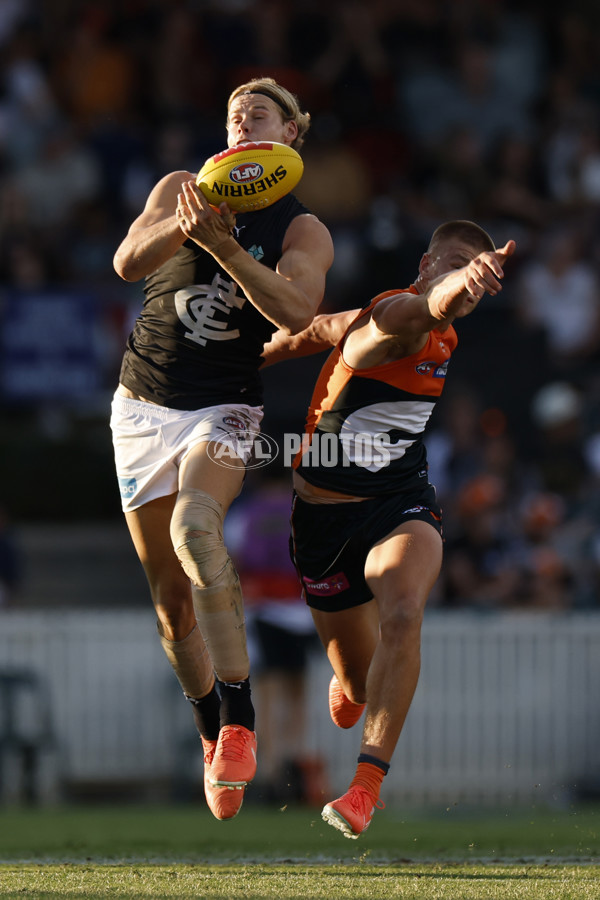 AFL 2025 AAMI Community Series - GWS v Carlton - A-57615297