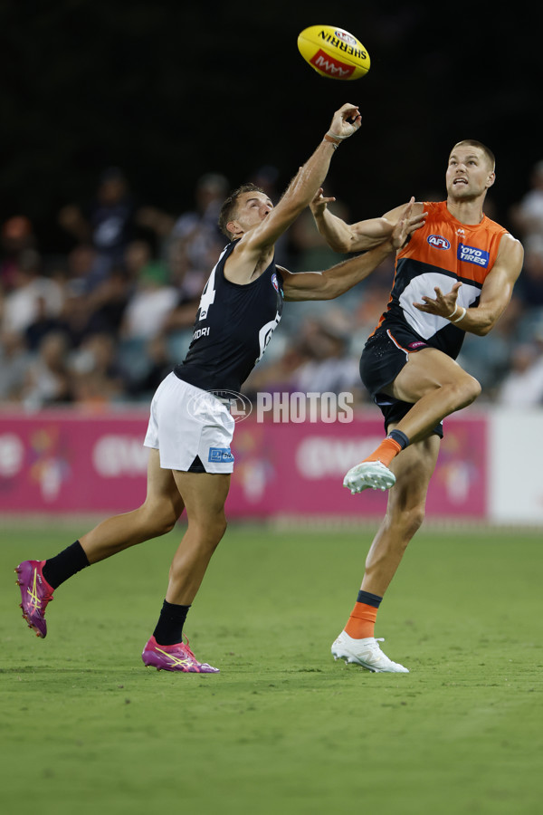 AFL 2025 AAMI Community Series - GWS v Carlton - A-57615343
