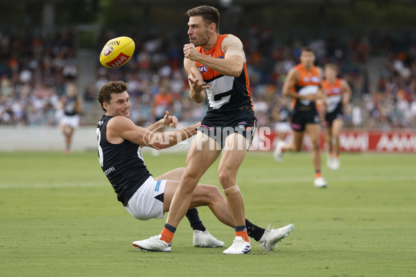 AFL 2025 AAMI Community Series - GWS v Carlton - A-57616259