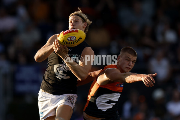 AFL 2025 AAMI Community Series - GWS v Carlton - A-57616279