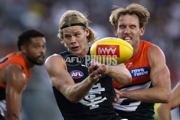 AFL 2025 AAMI Community Series - GWS v Carlton - A-57616307