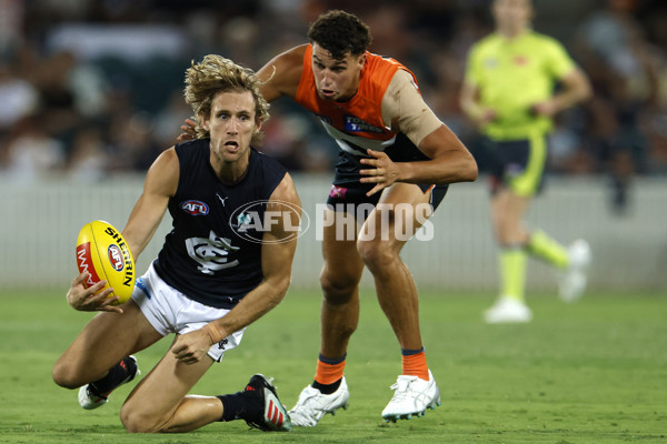 AFL 2025 AAMI Community Series - GWS v Carlton - A-57616335