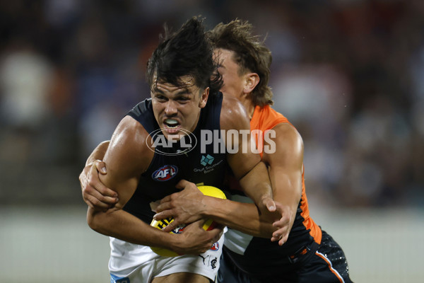 AFL 2025 AAMI Community Series - GWS v Carlton - A-57616342