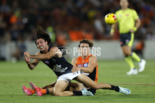 AFL 2025 AAMI Community Series - GWS v Carlton - A-57616345