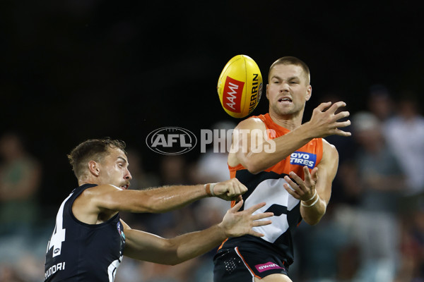 AFL 2025 AAMI Community Series - GWS v Carlton - A-57618802