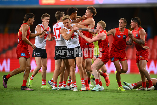 AFL 2025 AAMI Community Series - Gold Coast v Sydney - A-57618841