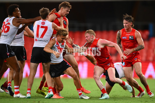 AFL 2025 AAMI Community Series - Gold Coast v Sydney - A-57618848