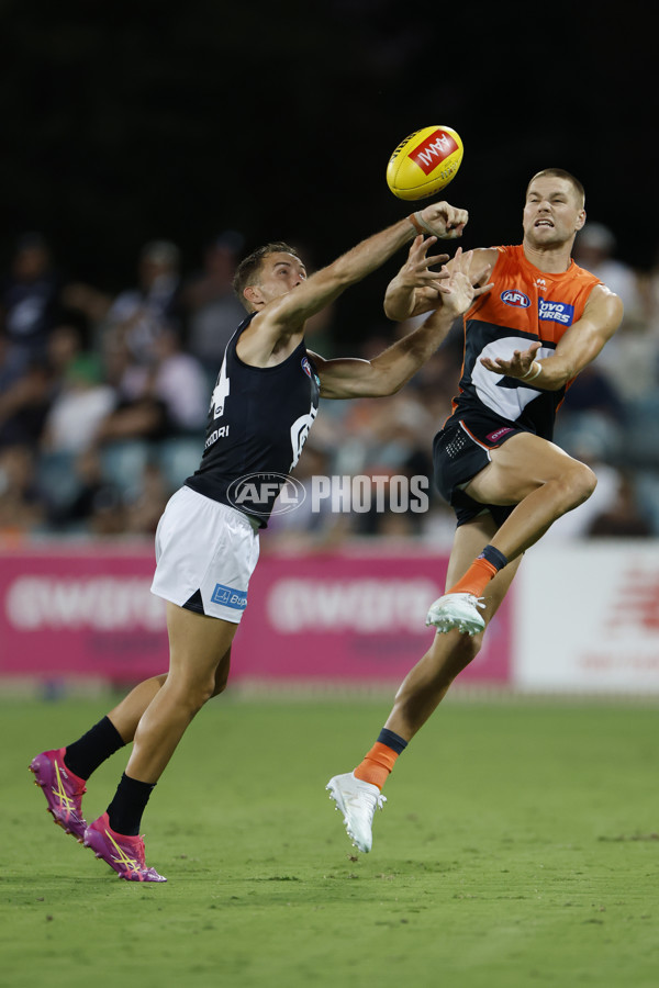AFL 2025 AAMI Community Series - GWS v Carlton - A-57619299