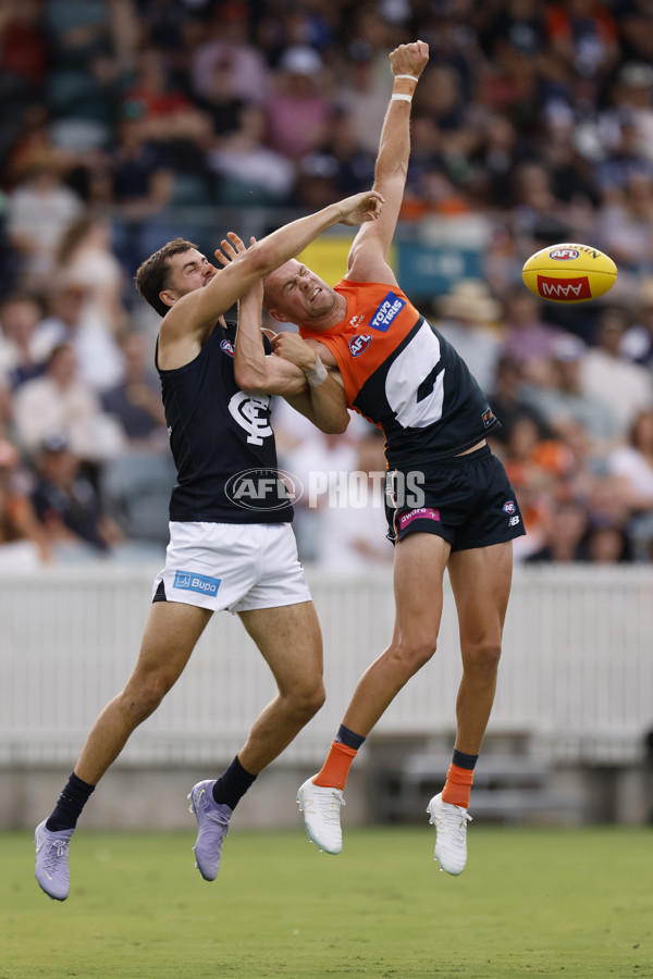 AFL 2025 AAMI Community Series - GWS v Carlton - A-57619359