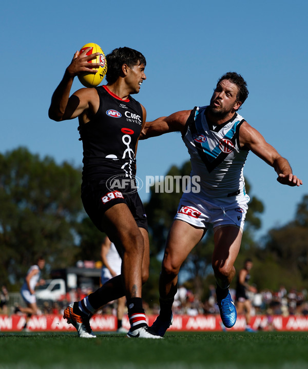 AFL 2025 AAMI Community Series - St Kilda v Port Adelaide - A-57626512