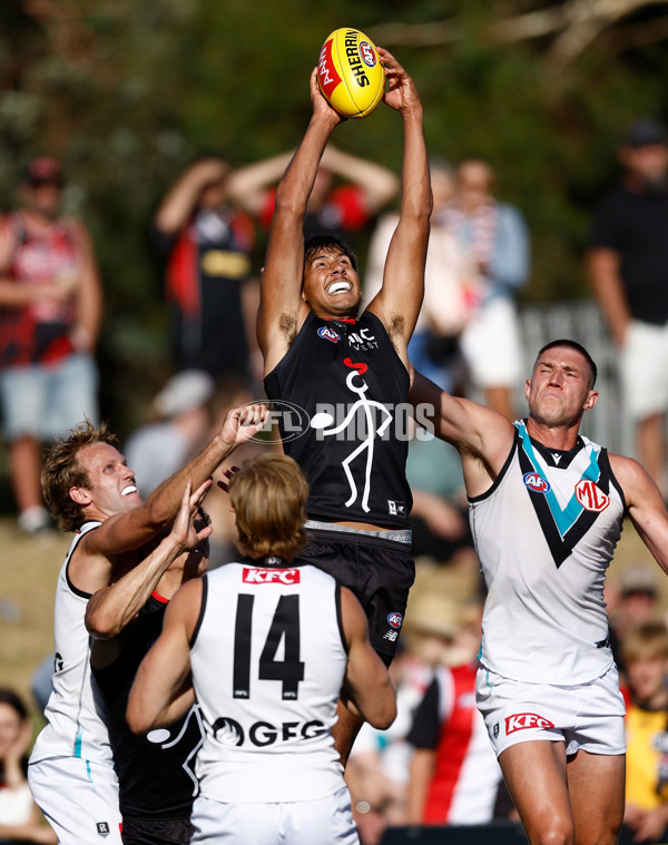 AFL 2025 AAMI Community Series - St Kilda v Port Adelaide - A-57627413