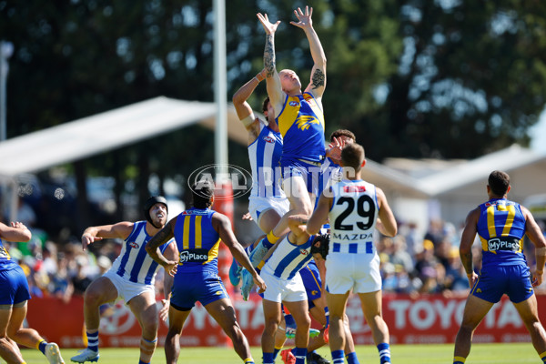 AFL 2025 AAMI Community Series - West Coast v North Melbourne - A-57629638