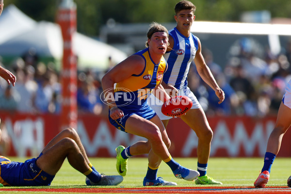 AFL 2025 AAMI Community Series - West Coast v North Melbourne - A-57629665