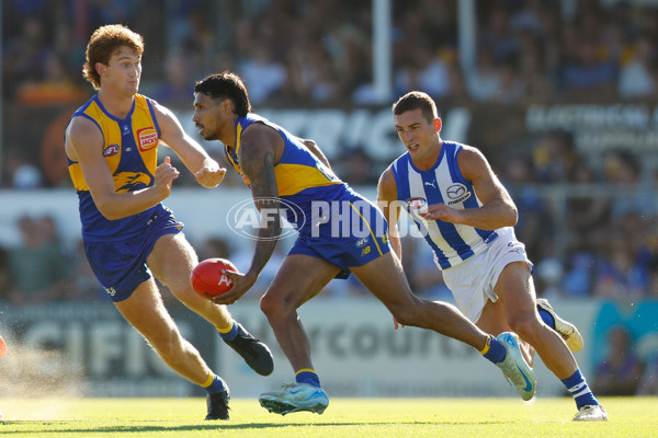 AFL 2025 AAMI Community Series - West Coast v North Melbourne - A-57629679