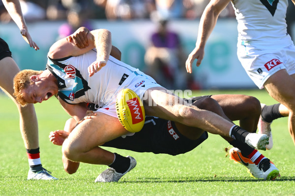 AFL 2025 AAMI Community Series - St Kilda v Port Adelaide - A-57629920