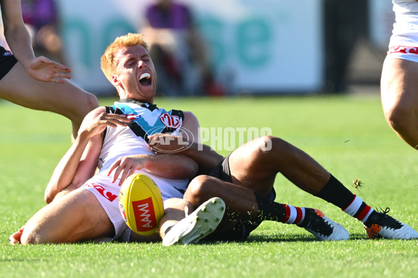 AFL 2025 AAMI Community Series - St Kilda v Port Adelaide - A-57629921