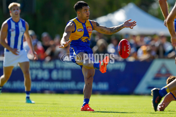 AFL 2025 AAMI Community Series - West Coast v North Melbourne - A-57629988