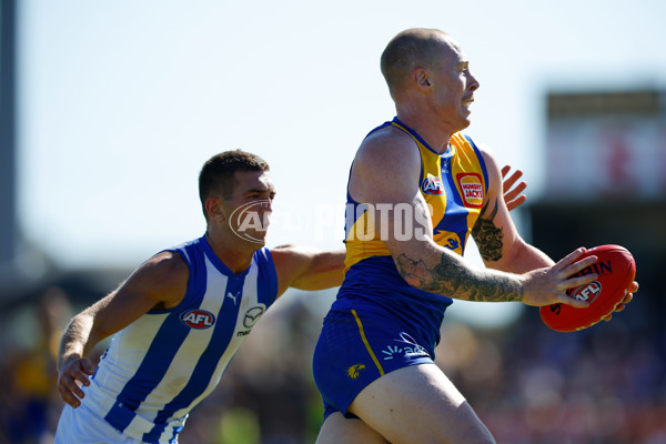 AFL 2025 AAMI Community Series - West Coast v North Melbourne - A-57629989