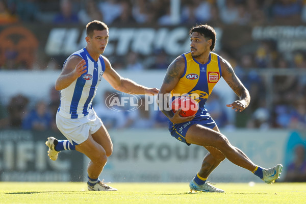 AFL 2025 AAMI Community Series - West Coast v North Melbourne - A-57632319