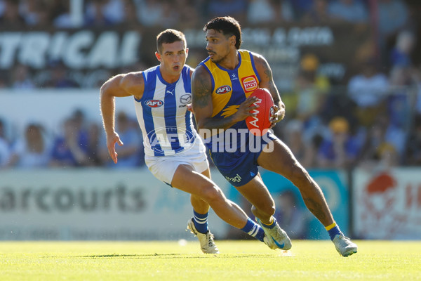 AFL 2025 AAMI Community Series - West Coast v North Melbourne - A-57632320