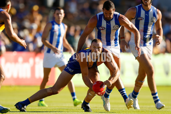 AFL 2025 AAMI Community Series - West Coast v North Melbourne - A-57632386