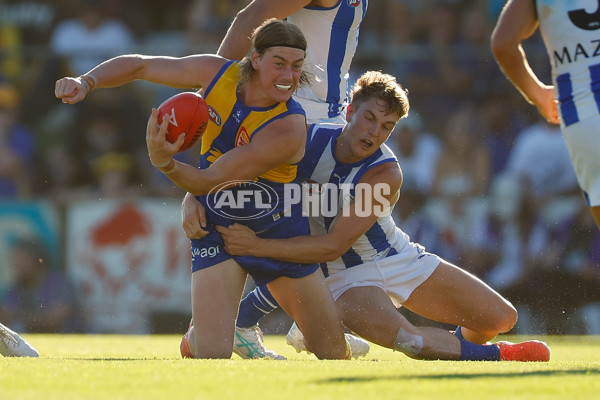 AFL 2025 AAMI Community Series - West Coast v North Melbourne - A-57632387