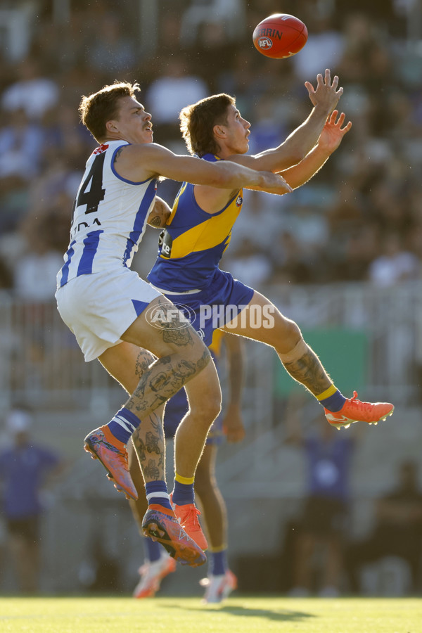 AFL 2025 AAMI Community Series - West Coast v North Melbourne - A-57632389