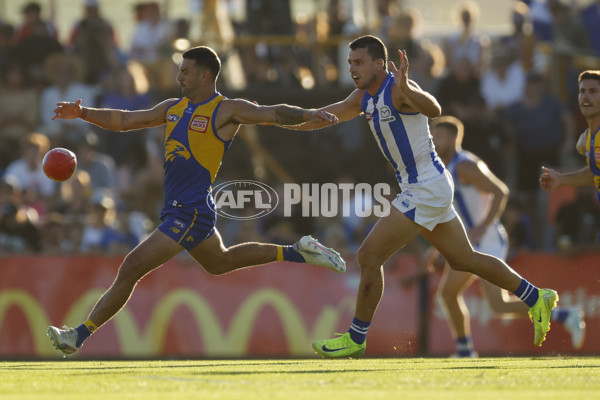 AFL 2025 AAMI Community Series - West Coast v North Melbourne - A-57632394