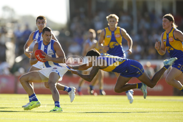 AFL 2025 AAMI Community Series - West Coast v North Melbourne - A-57632396