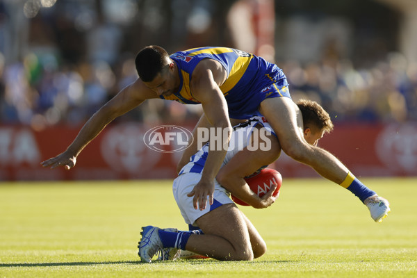 AFL 2025 AAMI Community Series - West Coast v North Melbourne - A-57632398