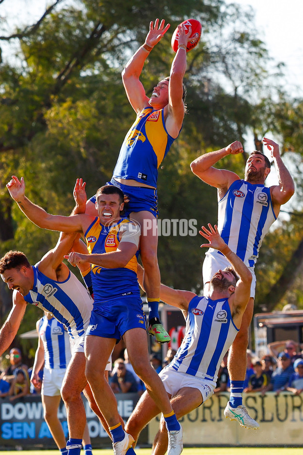 AFL 2025 AAMI Community Series - West Coast v North Melbourne - A-57632833