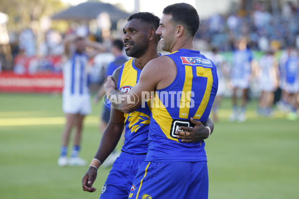 AFL 2025 AAMI Community Series - West Coast v North Melbourne - A-57632834