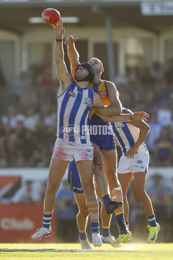 AFL 2025 AAMI Community Series - West Coast v North Melbourne - A-57632866