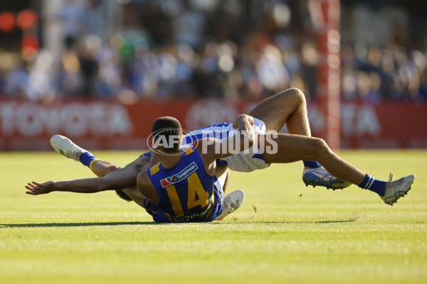 AFL 2025 AAMI Community Series - West Coast v North Melbourne - A-57632885