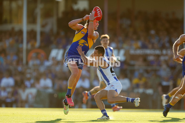 AFL 2025 AAMI Community Series - West Coast v North Melbourne - A-57634640