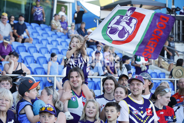 AFL 2025 AAMI Community Series - Fremantle v Melbourne - A-57640258