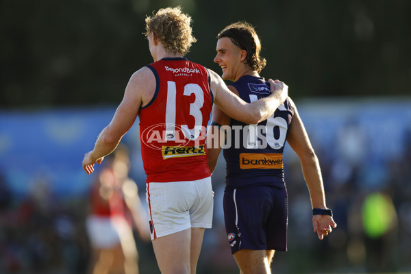 AFL 2025 AAMI Community Series - Fremantle v Melbourne - A-57640259