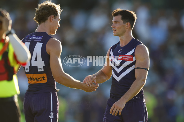 AFL 2025 AAMI Community Series - Fremantle v Melbourne - A-57640272